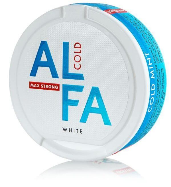 купить Снюс Alfa cold max strong